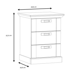 Szafka nocna wysoka Kashmir Typ KSMK113 Meble Forte