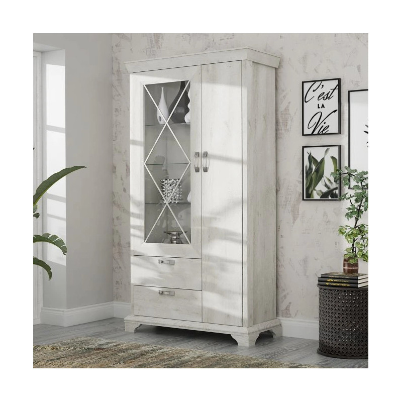 Witryna 110 cm z szufladami Kashmir Typ KSMV723L Meble Forte