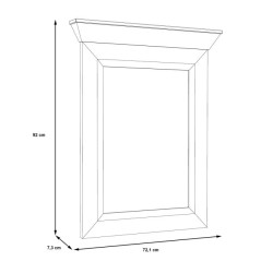 Lustro Kashmir Typ KSMD40 Meble Forte Lustro Kashmir Typ KSMD40 Meble Forte