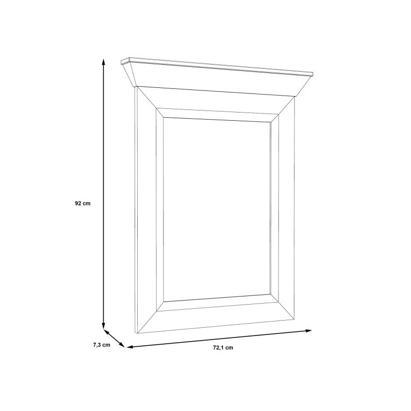 Lustro Kashmir Typ KSMD40 Meble Forte
