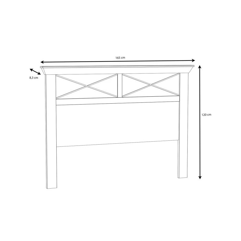 Szczytek łóżka Kashmir Typ KSML017 Meble Forte