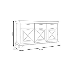 Komoda Kashmir Typ KSMK23 Meble Forte Komoda Kashmir Typ KSMK23 Meble Forte