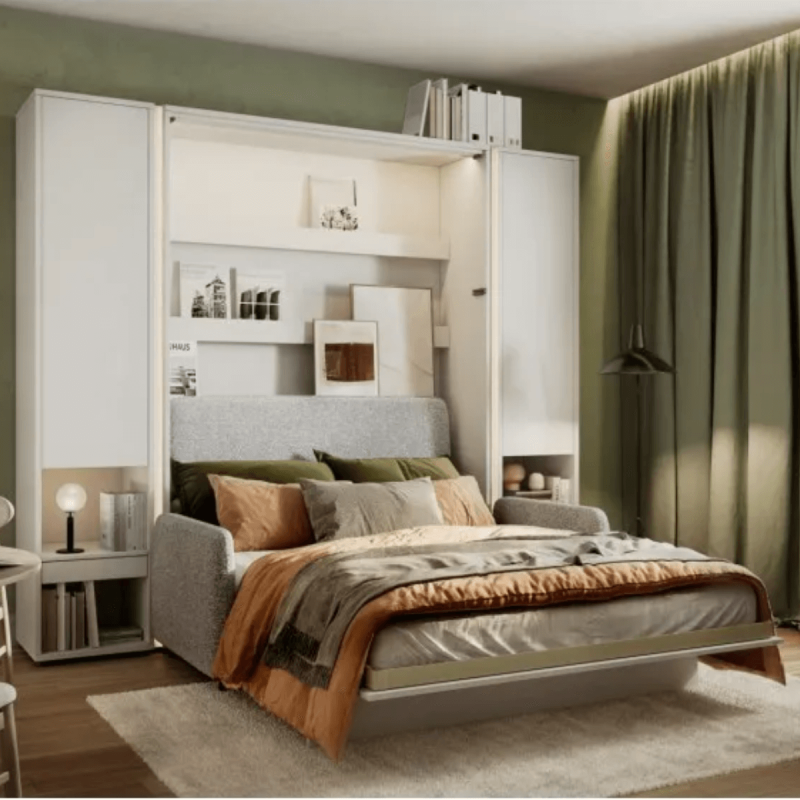 Półkotapczan BC-01 z sofą BC-18 i dostawkami BC-07 140X200