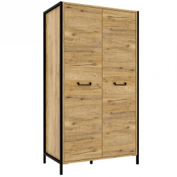 Szafa ubraniowa Oriental Tree 2D Dąb Bartex / czarny Forte