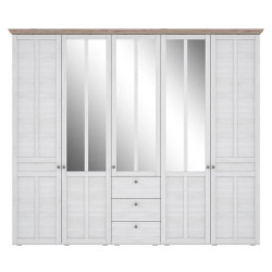 Szafa ubraniowa Illopa TIQS851S Dąb Śnieżny / Dąb Nelson Forte