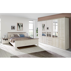 Szafa ubraniowa Illopa TIQS851S Dąb Śnieżny / Dąb Nelson Forte