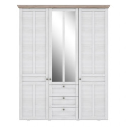 Szafa ubraniowa Illopa TIQS833S1 Dąb Śnieżny / Dąb Nelson Forte