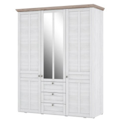 Szafa ubraniowa Illopa TIQS833S1 Dąb Śnieżny / Dąb Nelson Forte