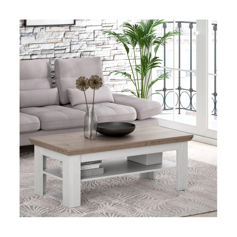 Stolik kawowy Iloppa EPLT501-J99 Dąb śnieżny / Dąb Nelson Forte