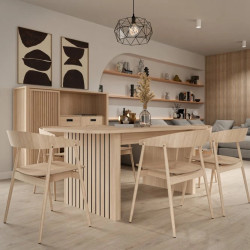 Stół rozkładany Jytana TBLT7128 Dąb Riva Meble Forte Stół rozkładany Jytana TBLT7128 Dąb Riva Meble Forte