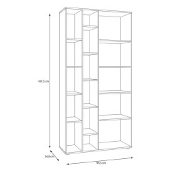 Regał Jytana TNLR701 Dąb Riva Meble Forte Regał Jytana TNLR701 Dąb Riva Meble Forte