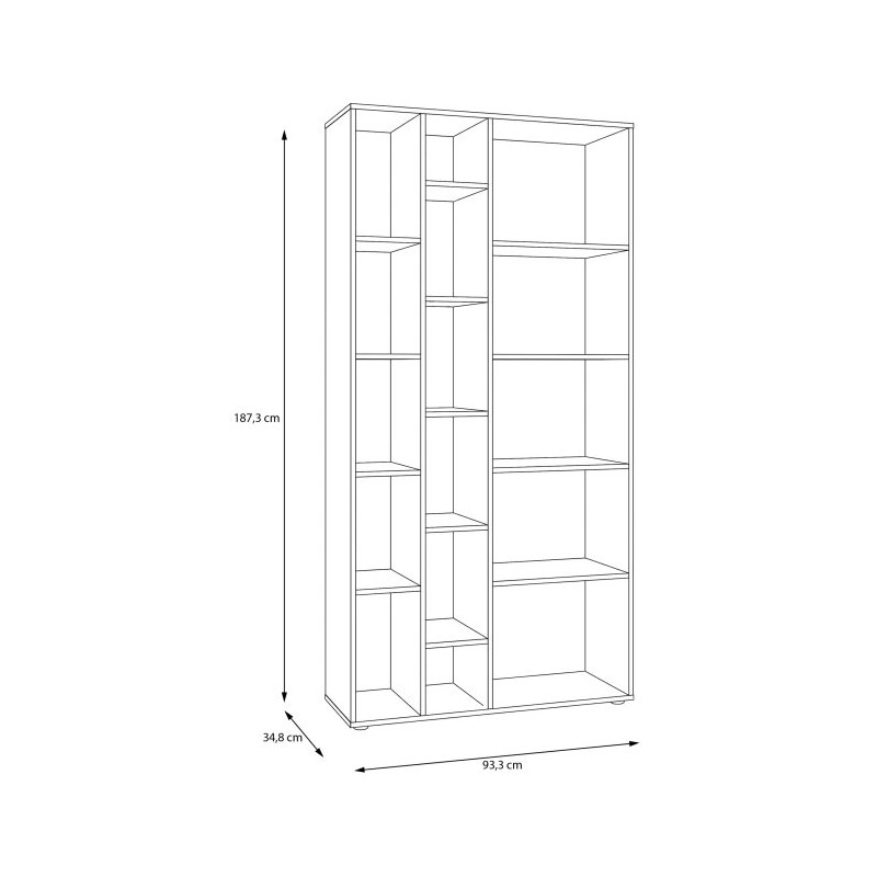 Regał Jytana TNLR701 Dąb Riva Meble Forte