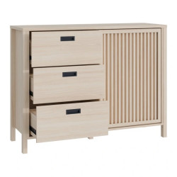 Komoda z lamelami Jytana JTNK221R-D129 Dąb Riva Meble Forte