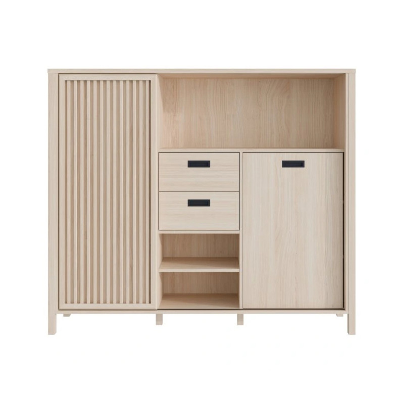 Szafka z lamelami Jytana JTNR333L Dąb Riva Meble Forte