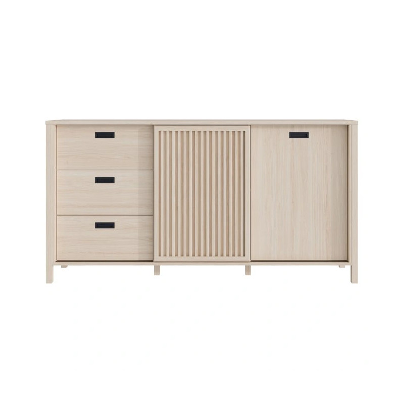 Komoda z lamelami Jytana JTNK233R Dąb Riva Meble Forte