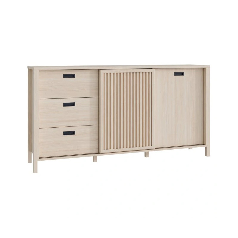 Komoda z lamelami Jytana JTNK233R Dąb Riva Meble Forte