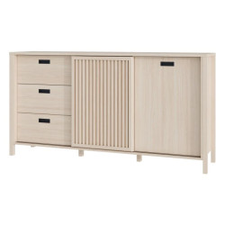 Komoda z lamelami Jytana JTNK233R Dąb Riva Meble Forte