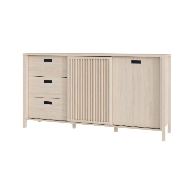 Komoda z lamelami Jytana JTNK233R Dąb Riva Meble Forte