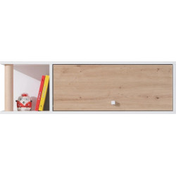 Półka Faro FR13 Biały Lux / Dąb Artisan / Szary Meblar