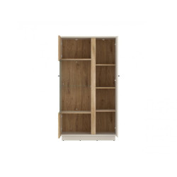 Witryna Mosano LUSV102 Dąb Cremona/Kaszmir Meble Wójcik Witryna Mosano LUSV102 Dąb Cremona/Kaszmir Meble Wójcik