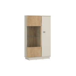 Witryna Mosano LUSV102 Dąb Cremona/Kaszmir Meble Wójcik