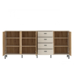 Komoda Mosano LUSK103 Dąb Cremona/Kaszmir Meble Wójcik Komoda Mosano LUSK103 Dąb Cremona/Kaszmir Meble Wójcik