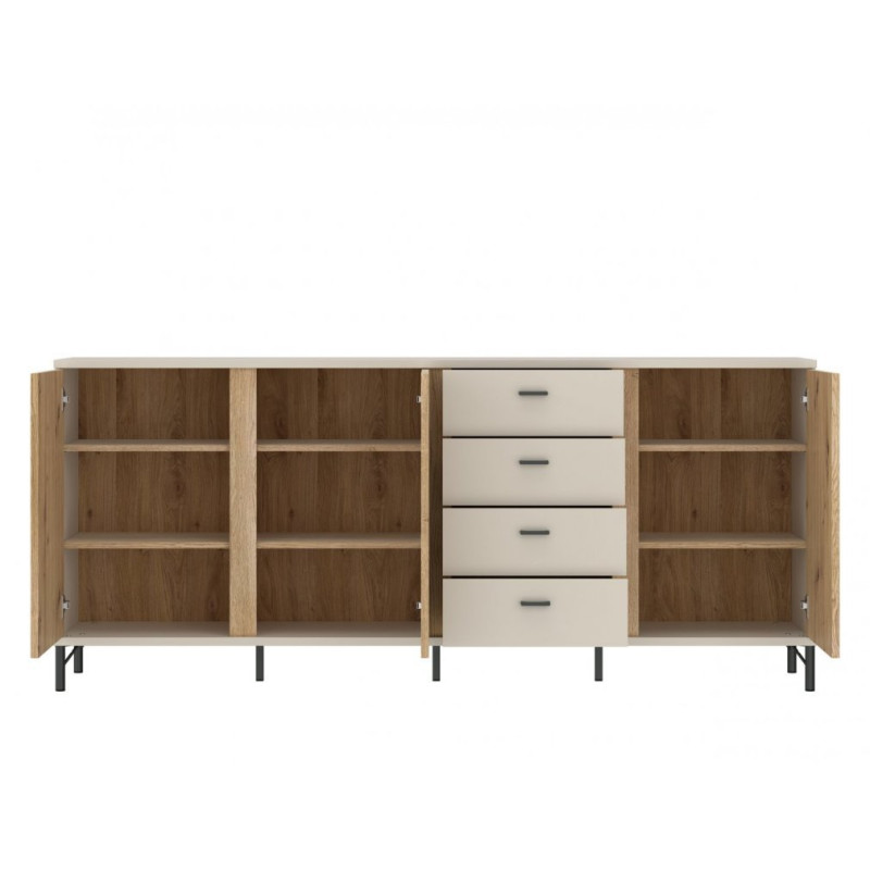 Komoda Mosano LUSK103 Dąb Cremona/Kaszmir Meble Wójcik