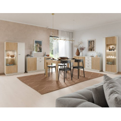 Komoda Mosano LUSK103 Dąb Cremona/Kaszmir Meble Wójcik Komoda Mosano LUSK103 Dąb Cremona/Kaszmir Meble Wójcik