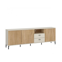 Komoda RTV Mosano LUSF102 Dąb Cremona/Kaszmir Meble Wójcik