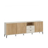 Komoda RTV Mosano LUSF102 Dąb Cremona/Kaszmir Meble Wójcik