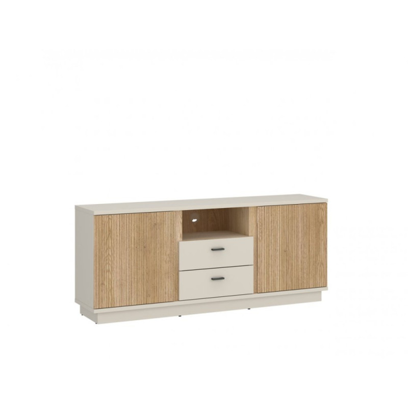 Komoda RTV Mosano LUSF101 Dąb Cremona/Kaszmir Meble Wójcik