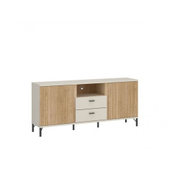 Komoda RTV Mosano LUSF101 Dąb Cremona/Kaszmir Meble Wójcik