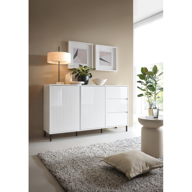 Komoda Avenale AVEK01 biały połysk Meble Wójcik