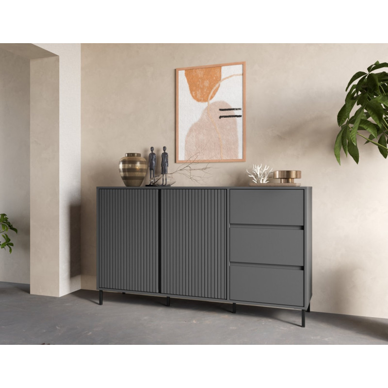 Komoda Avenale AVEK01 Antracyt Meble Wójcik