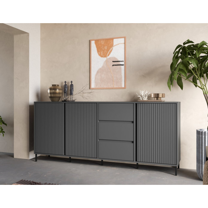 Komoda Avenale AVEK02 Antracyt Meble Wójcik