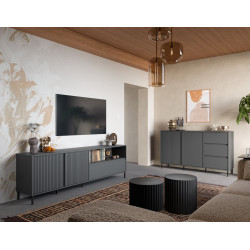 Komoda RTV Avenale AVEF03 Antracyt Meble Wójcik Komoda RTV Avenale AVEF03 Antracyt Meble Wójcik