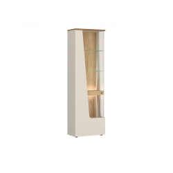 Witryna Cut Out CTUV01L Kaszmir/Dąb Coast Meble Wójcik