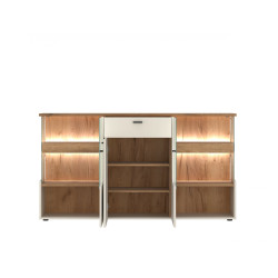 Komoda Cut Out CTUK01 Kaszmir/Dąb Coast Meble Wójcik