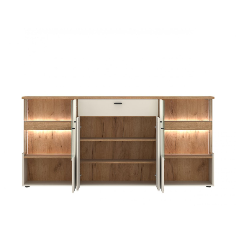 Komoda Cut Out CTUK02 Kaszmir/Dąb Coast Meble Wójcik