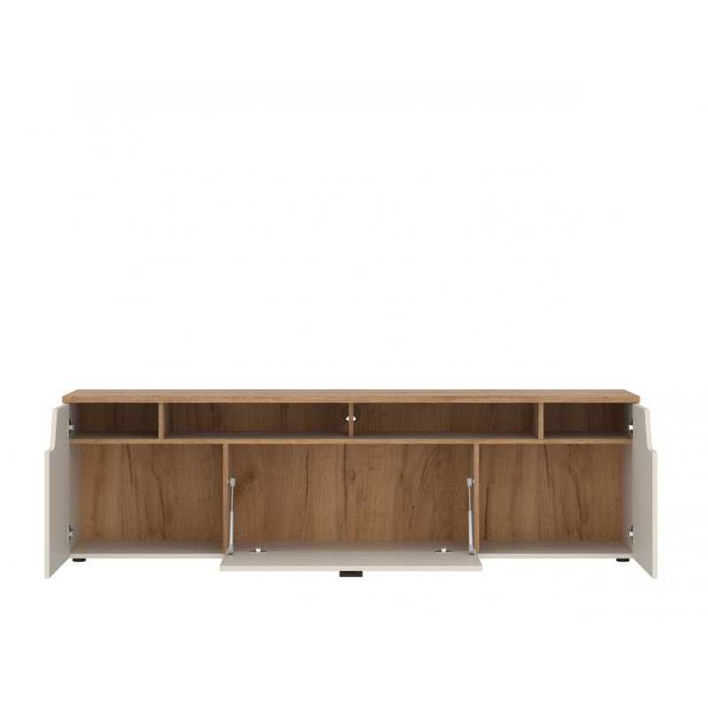 Komoda RTV Cut Out CTUF02 Dąb Coast Meble Wójcik