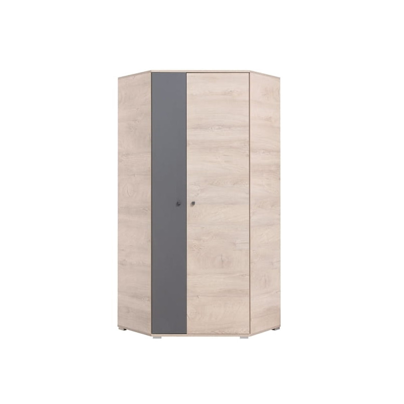 Szafa narożna Delta DL2 Dąb / Antracyt Meblar