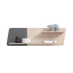 Półka wisząca Delta DL13 Dąb / Antracyt Meblar