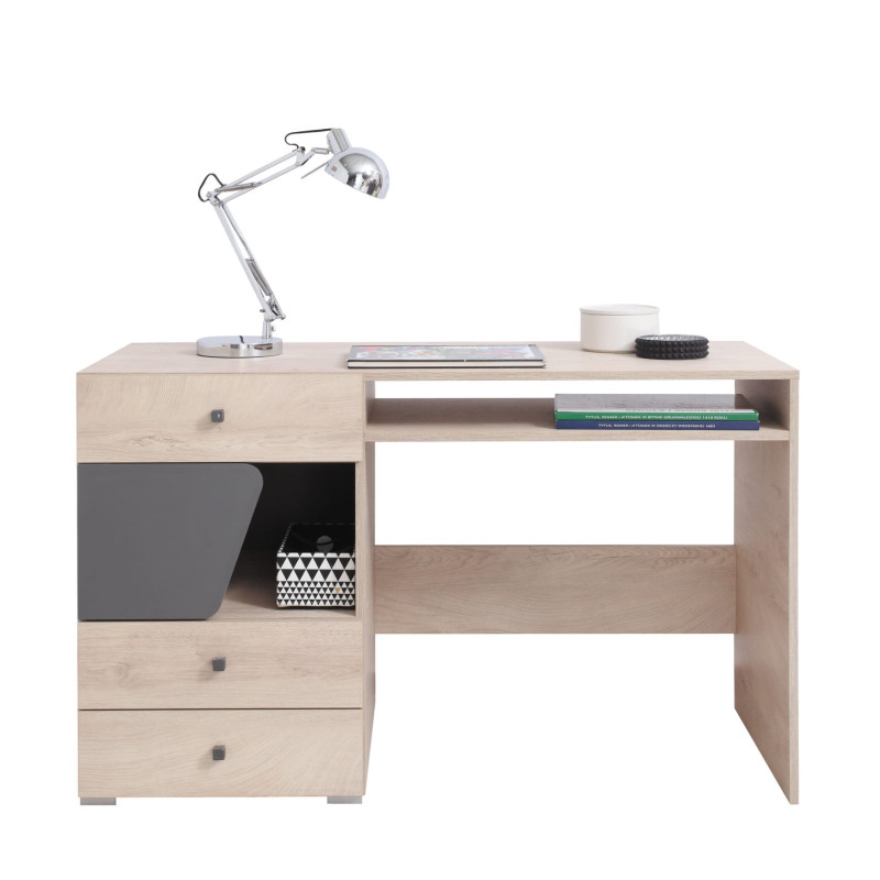 Biurko Delta DL9 Dąb / Antracyt Meblar