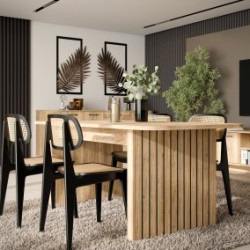 Komoda Formswift FOSK248R Dąb Mauvella Meble Forte Komoda Formswift FOSK248R Dąb Mauvella Meble Forte