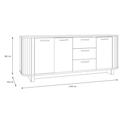 Komoda Formswift FOSK248R Dąb Mauvella Meble Forte Komoda Formswift FOSK248R Dąb Mauvella Meble Forte