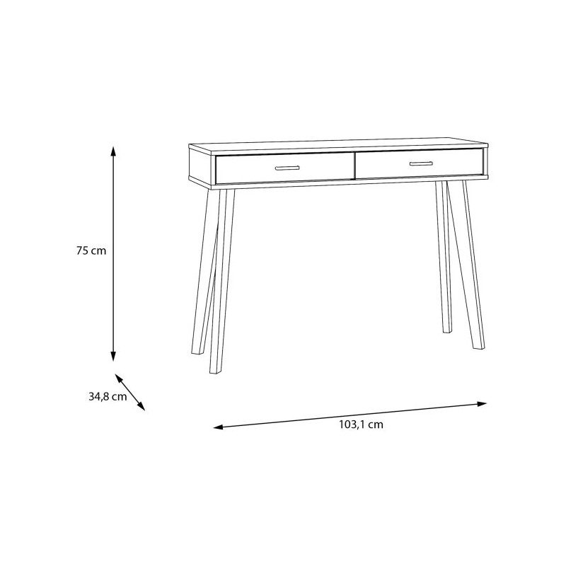 Konsola Formswift TQND221 Dąb Mauvella Meble Forte