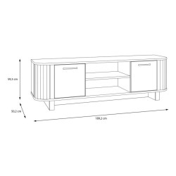 Szafka RTV Formswift FOST232 Dąb Mauvella Meble Forte