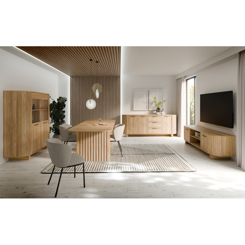 Witryna Formswift FOSV623 Dąb Mauvella Meble Forte