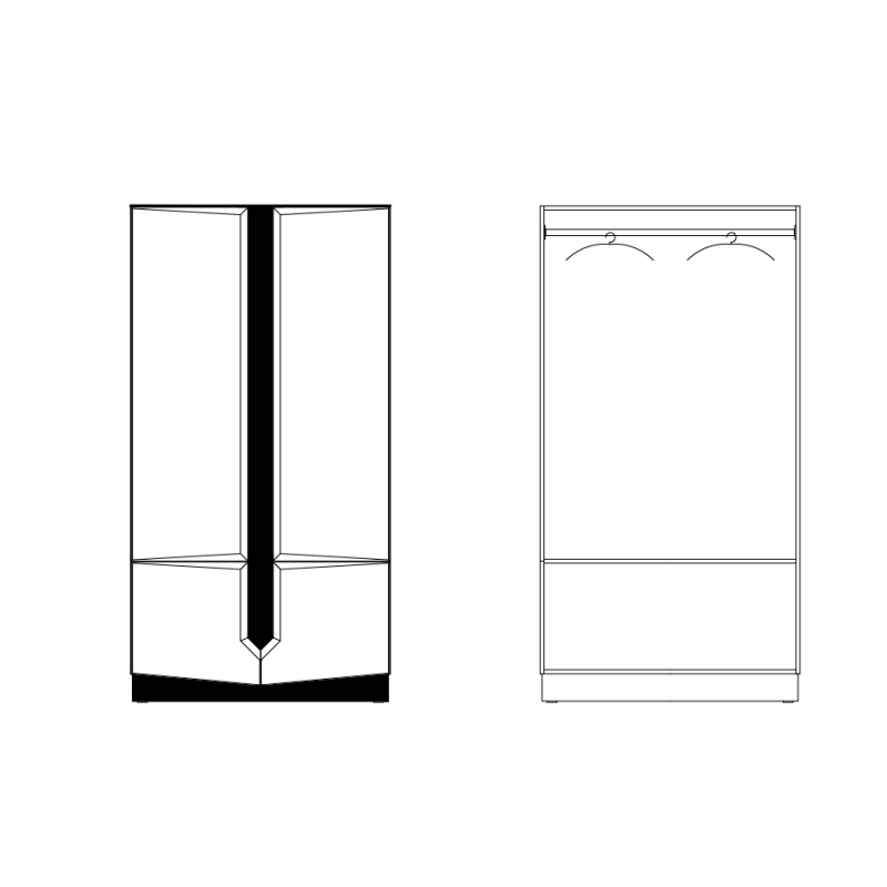 Szafa Mistic art.11 Meble Gołąb Kolekcja Mistic