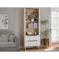 Regał otwarty Vankka VNKR713 Dąb/Biały Meble Forte